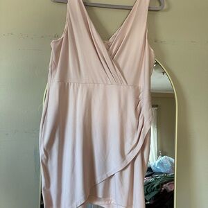 VENUS Light Pink Asymmetrical Dress